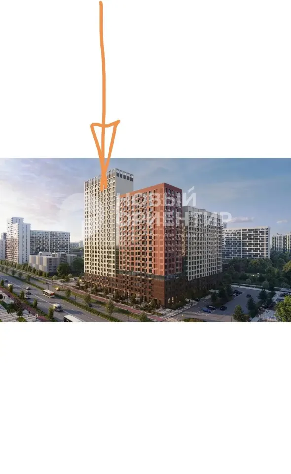 1-комн. квартира, 38.6 м², 13/16 эт.
