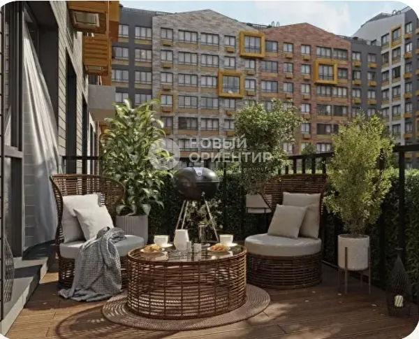 1-комн. квартира, 35.9 м², 1/6 эт.