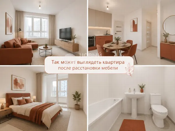 1-комн. квартира, 46.2 м², 3/31 эт.
