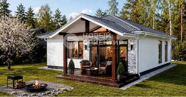 Дом, 130 м², участок 8 сот.