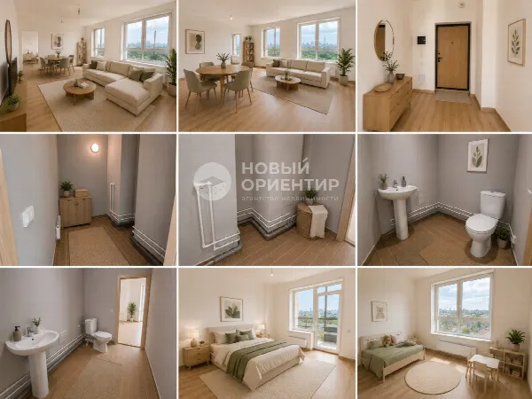 2-комн. квартира, 62.1 м², 20/25 эт.